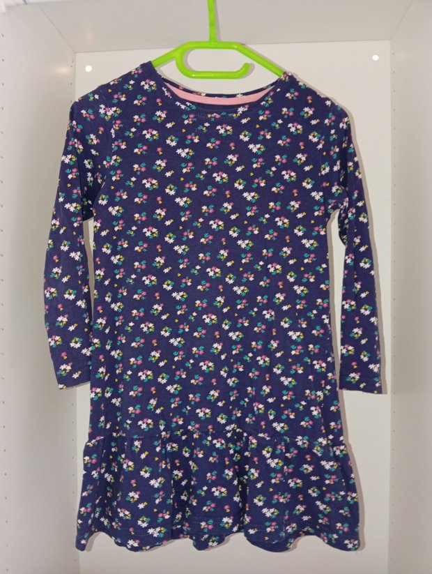 Blaues Kleid mit Blumenprint 💙🌸