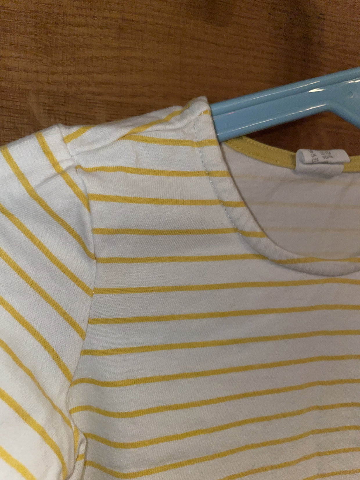 Langarmshirt, gelb gestreift, Gr. 86