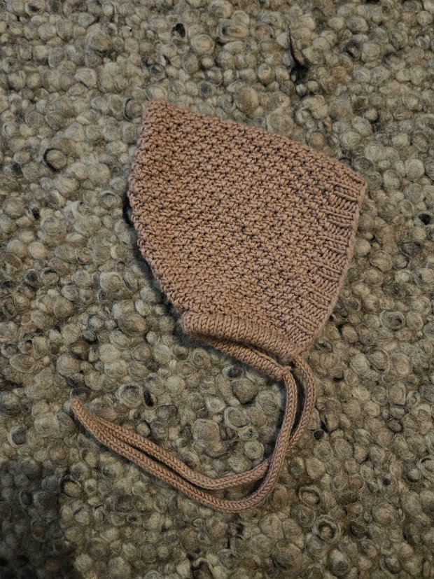 Strickmütze mauve Zipfel 62/68/74