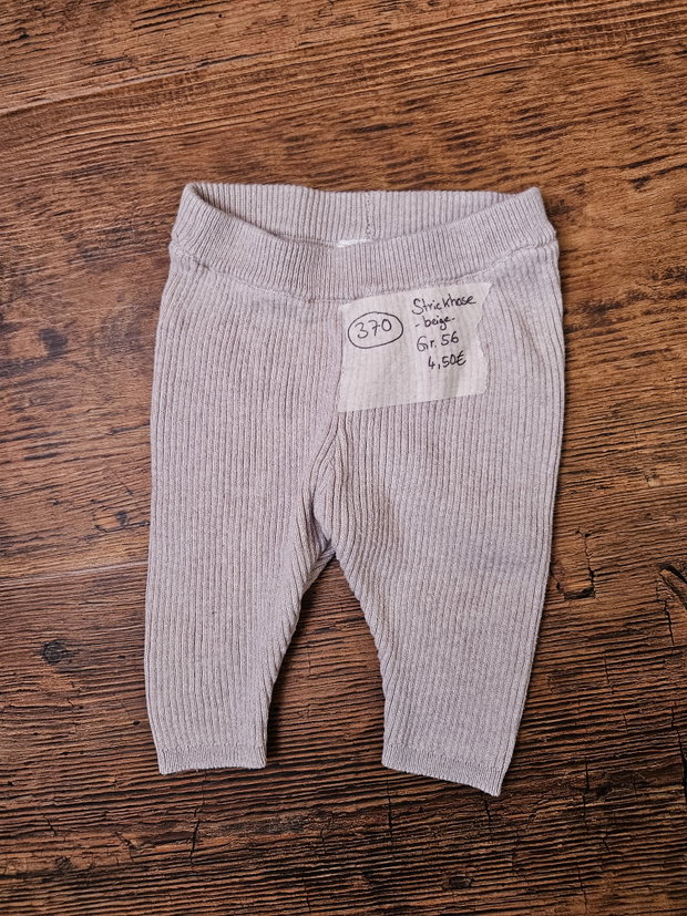 Strickhose Gr. 56 beige H&M
