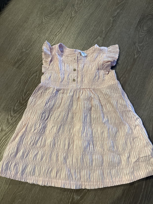 Kleid rosa mit Streifen