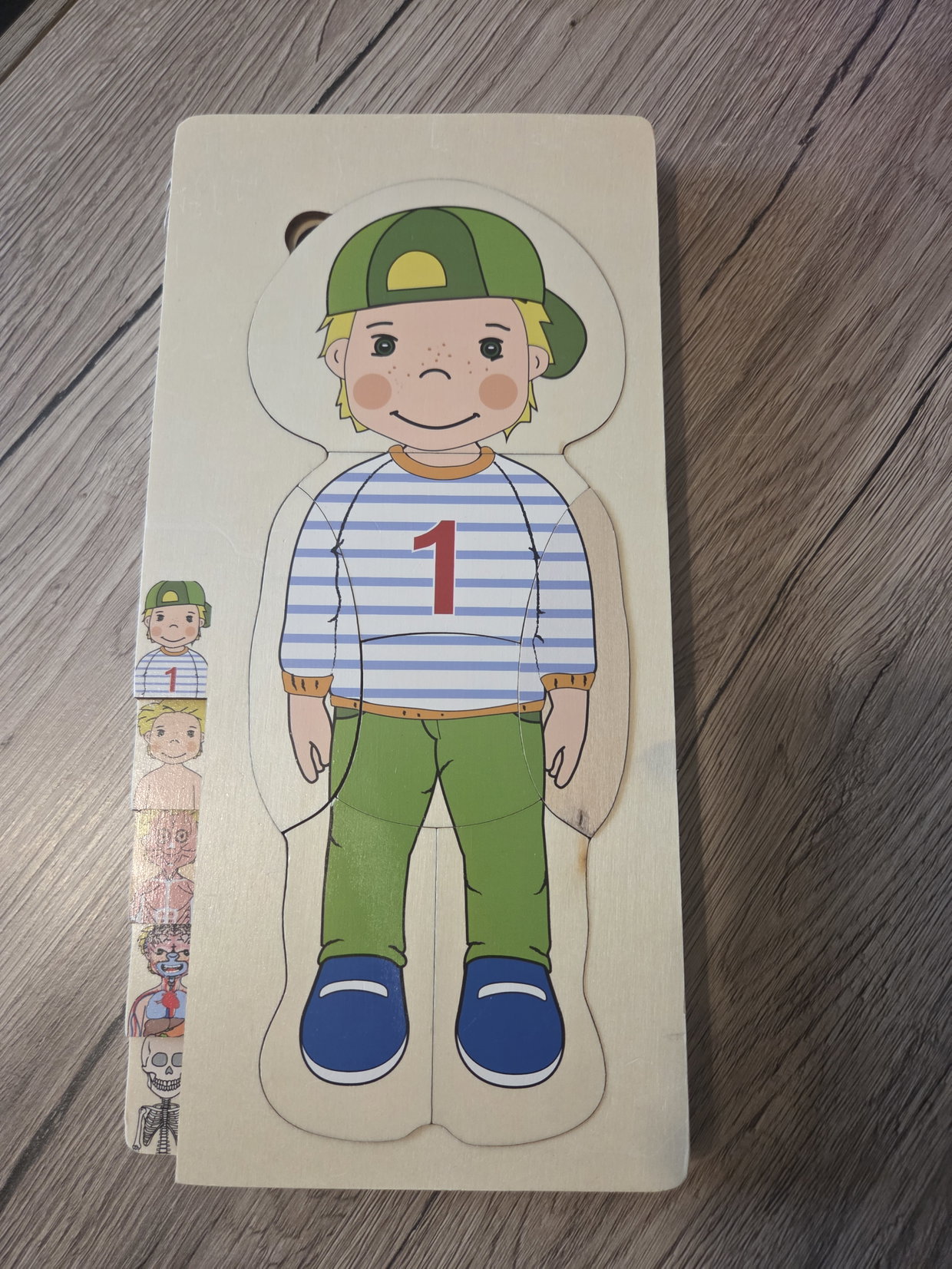 Holzpuzzle Körper 