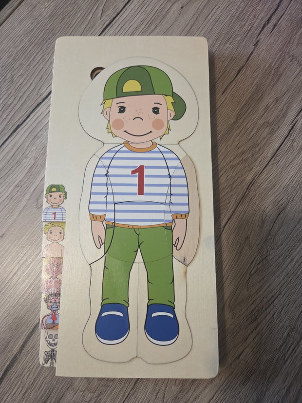Holzpuzzle Körper 