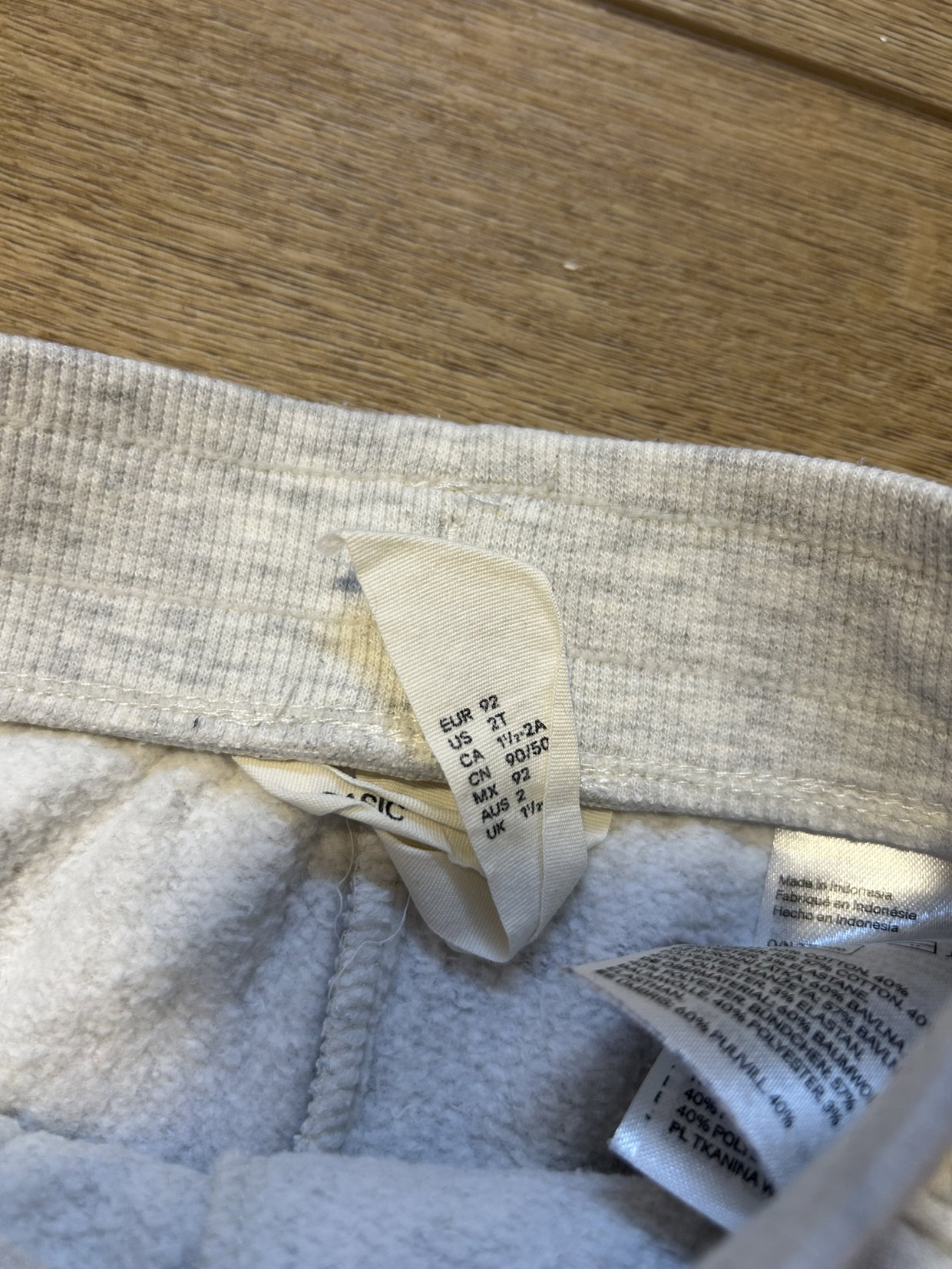 Jogginghose Grau Glitzer 