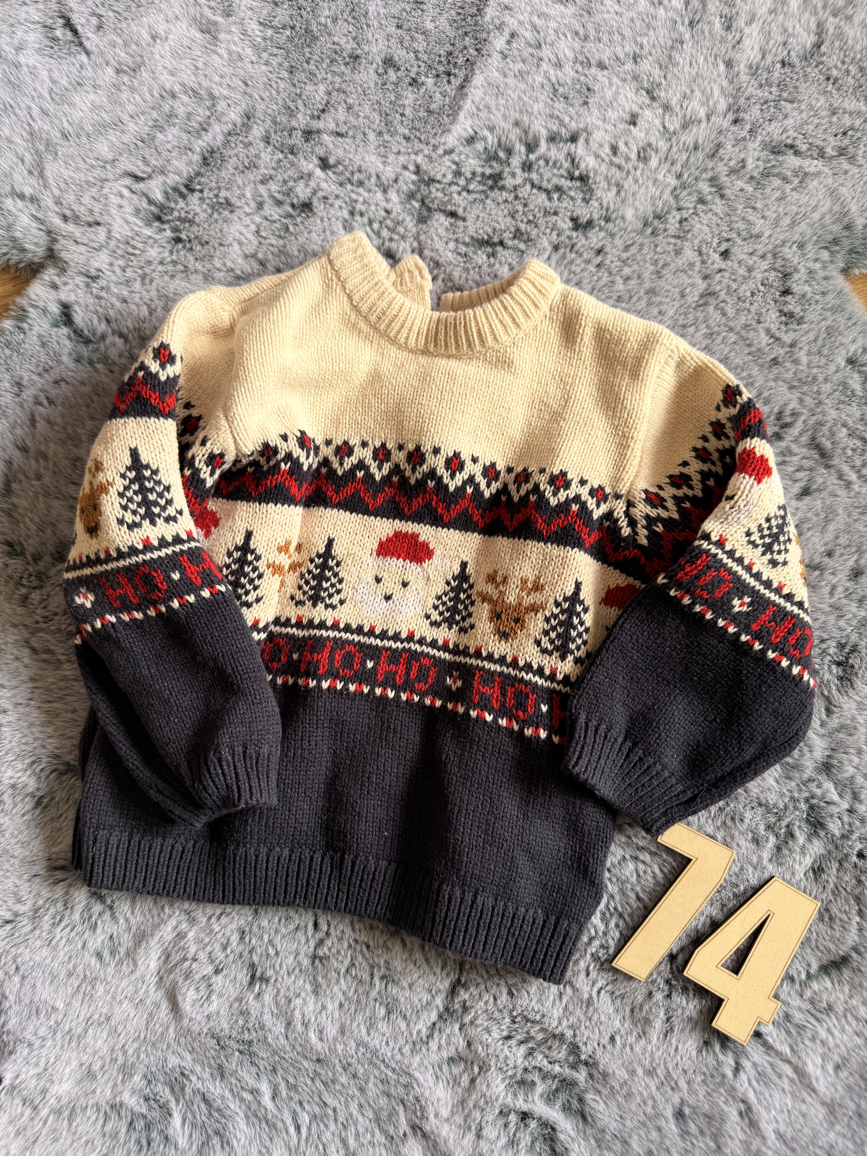Winterpullover Vertbaudet Gr.74