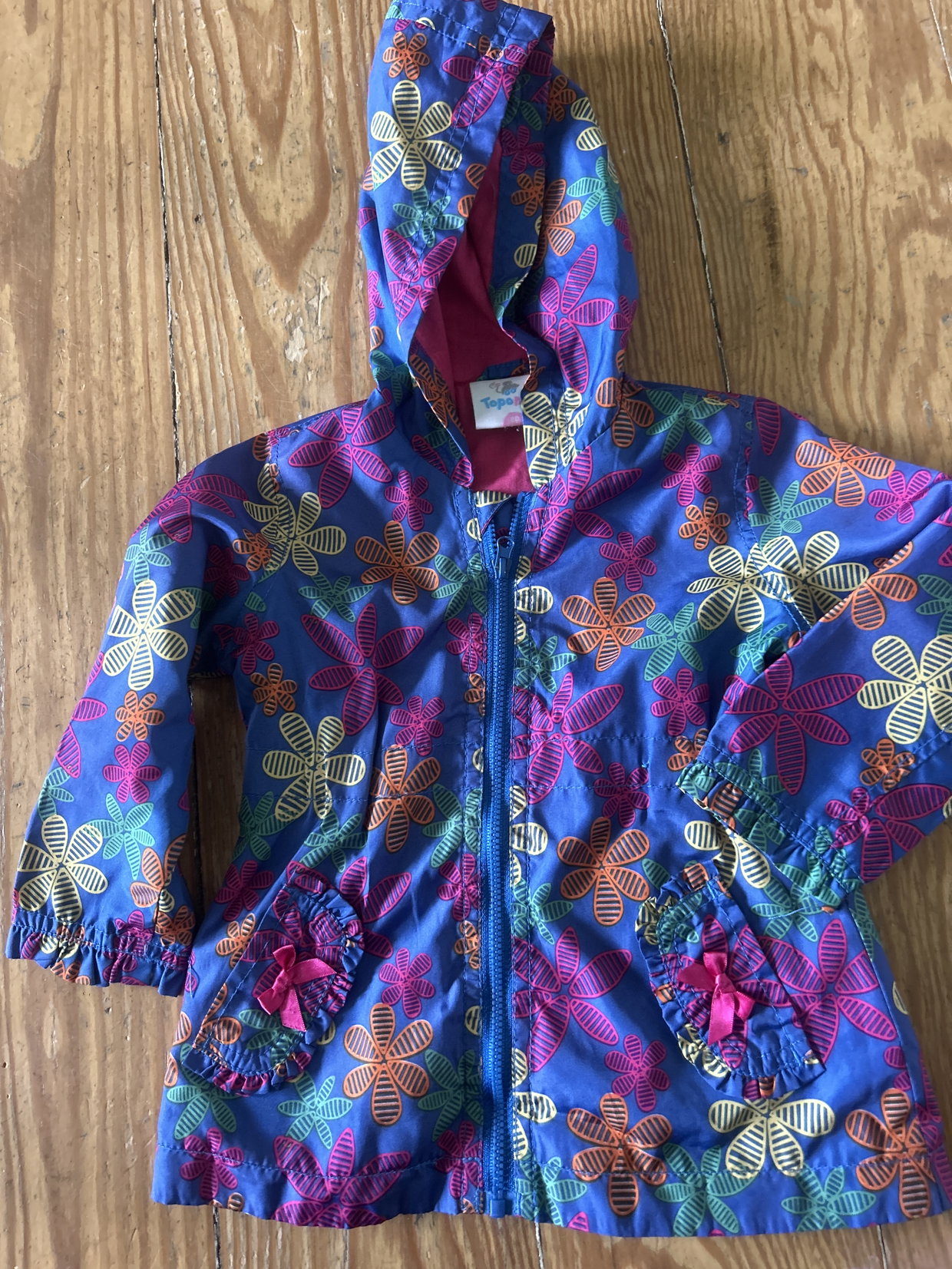 Regenjacke Blumen