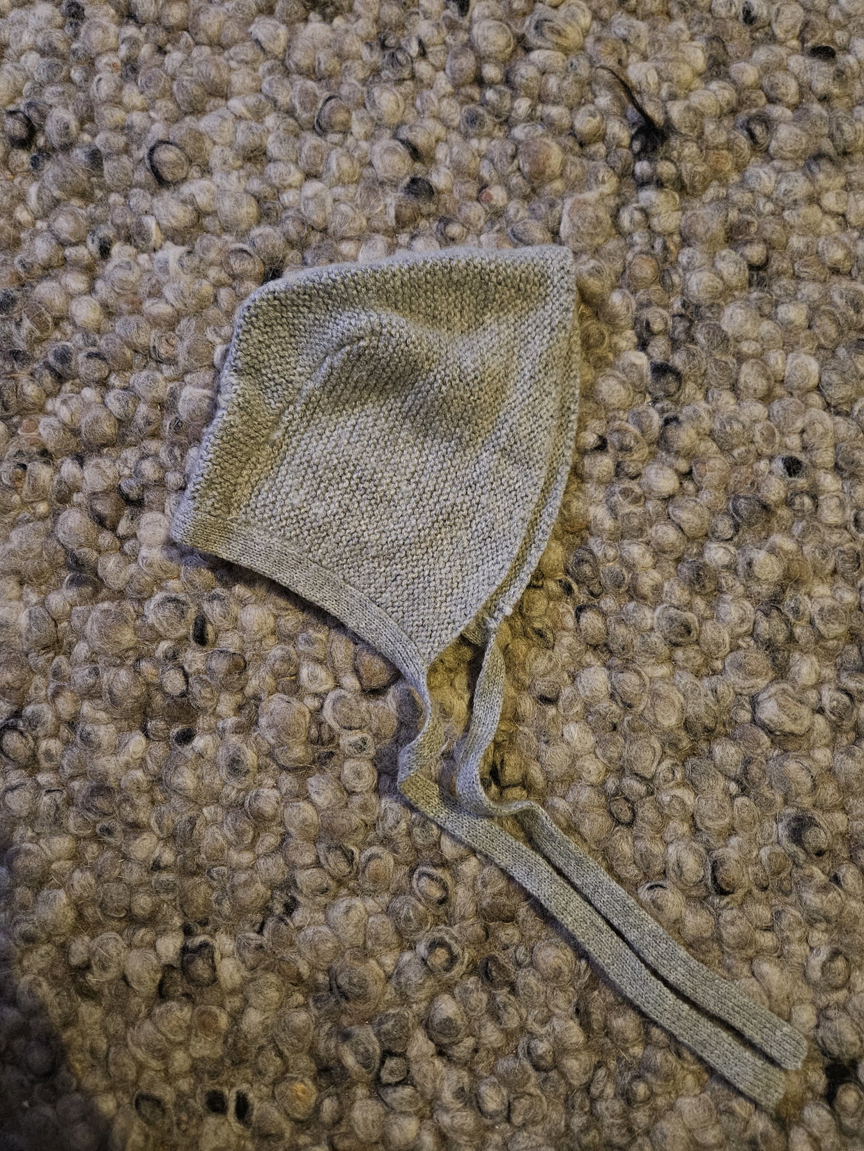 Strickmütze Zara grau 62/68/74