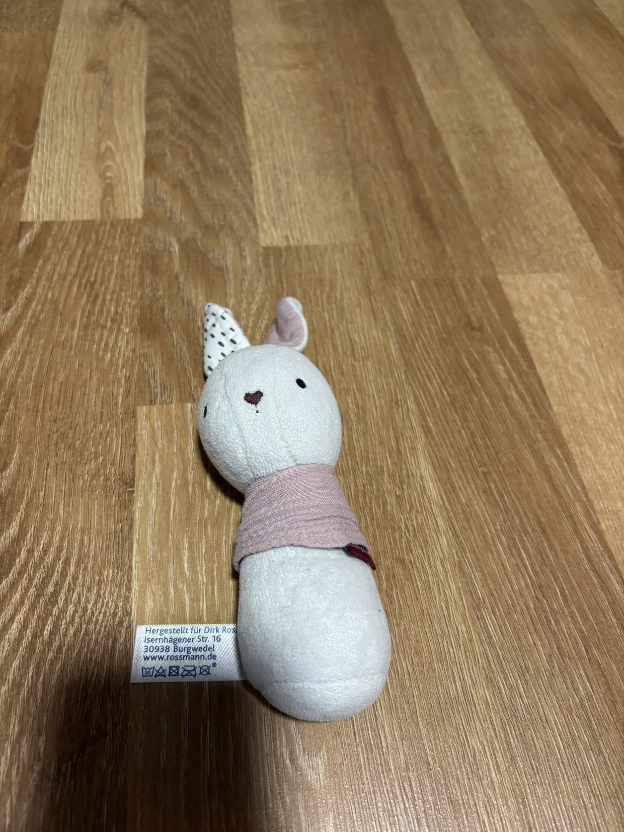 Kuscheltier Hase Rassel 