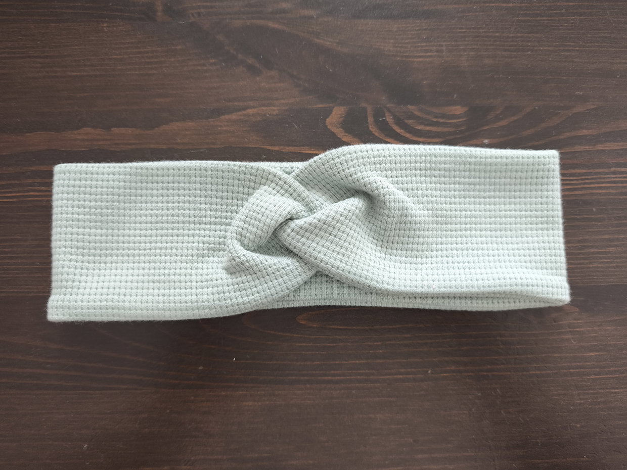 Knoten Stirnband mintgrün