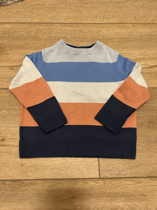 Feinsteick Pullover gestreift 92