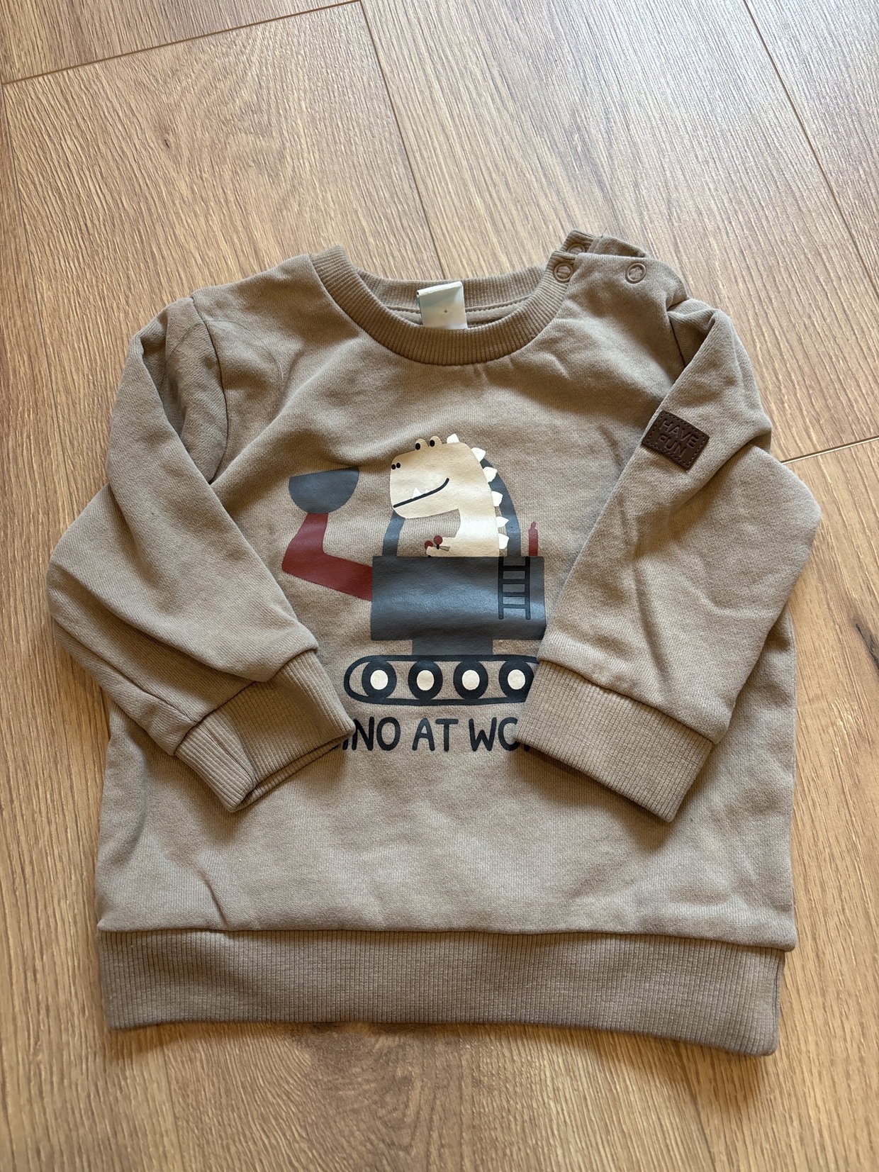 Dino Sweatshirt braun 