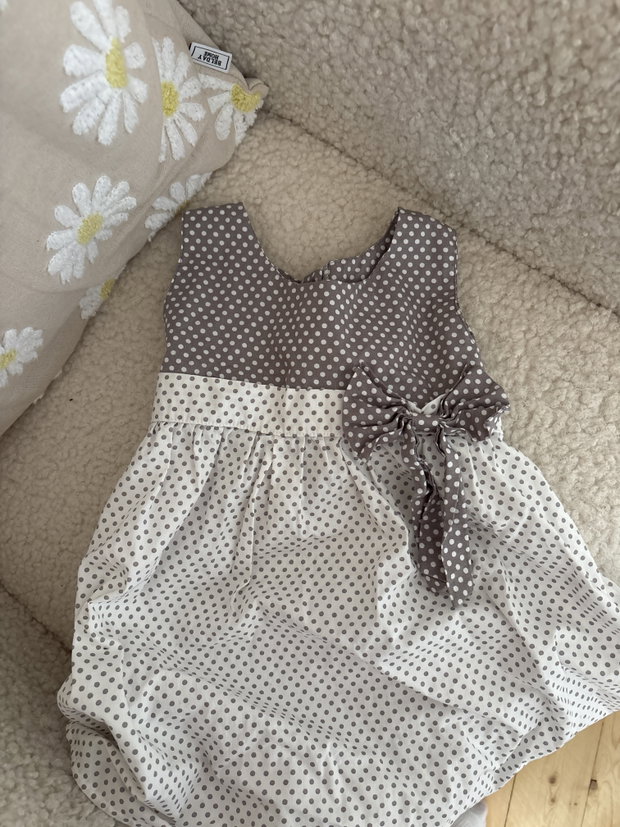 Punkte Kleid 
