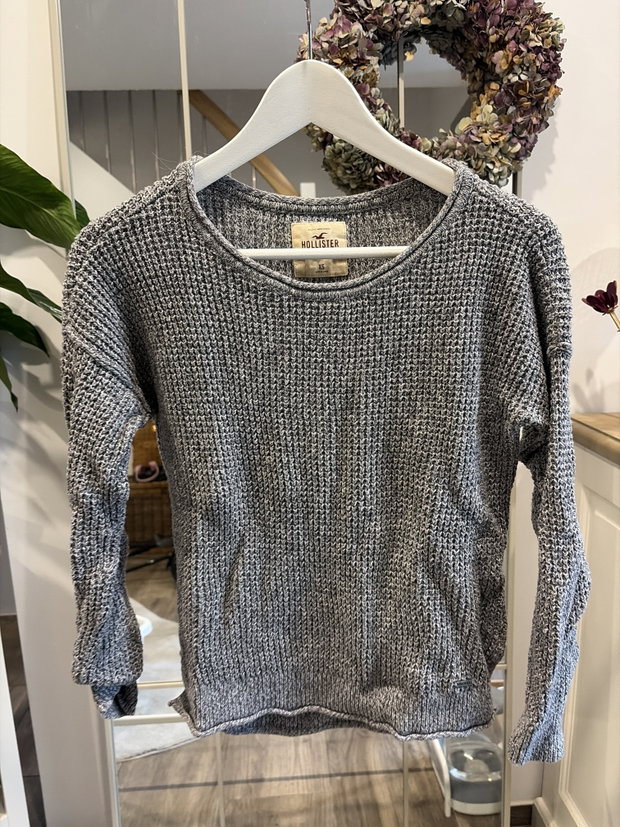 Hollister Pullover grau meliert 