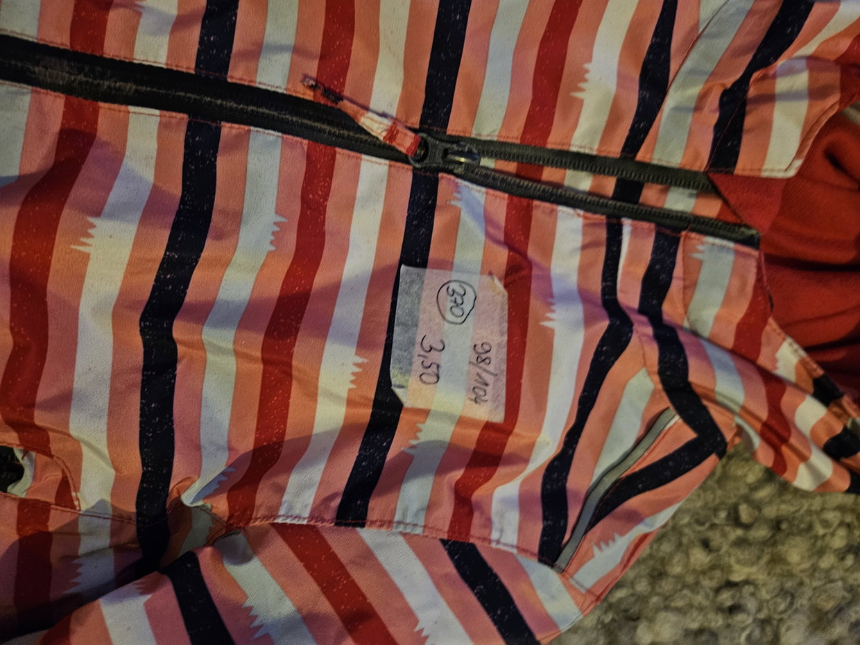 Skijacke Lupilu pink Streifen  98/104