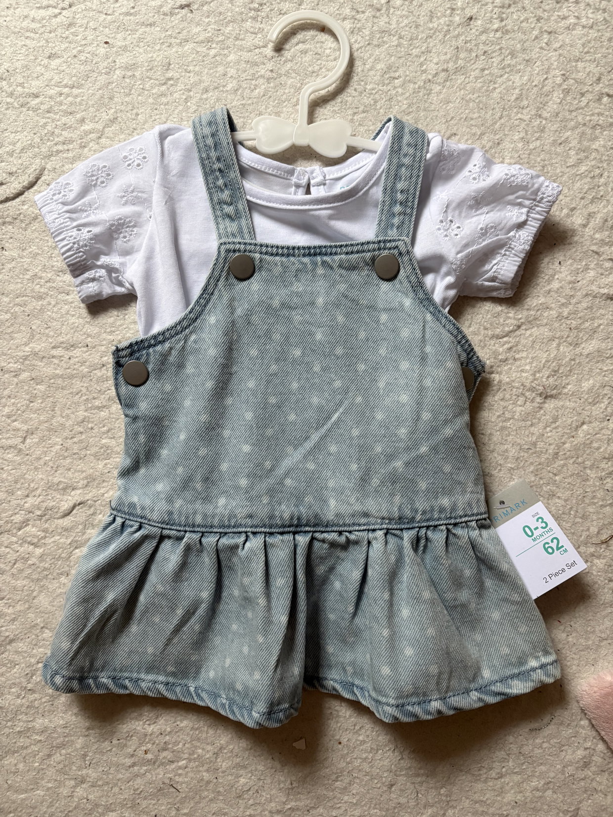 JeansKleid Oberteil Set