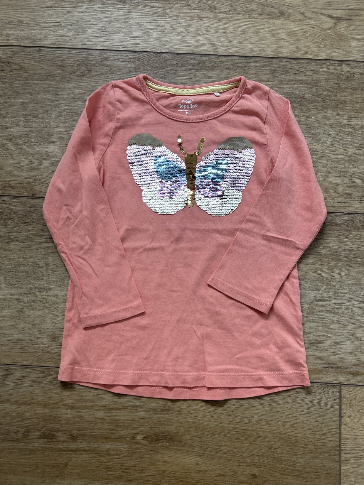 Langarm Shirt, Schmetterling 110