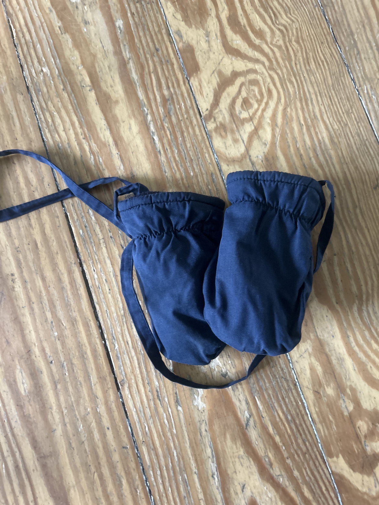 Fäustlinge blau 