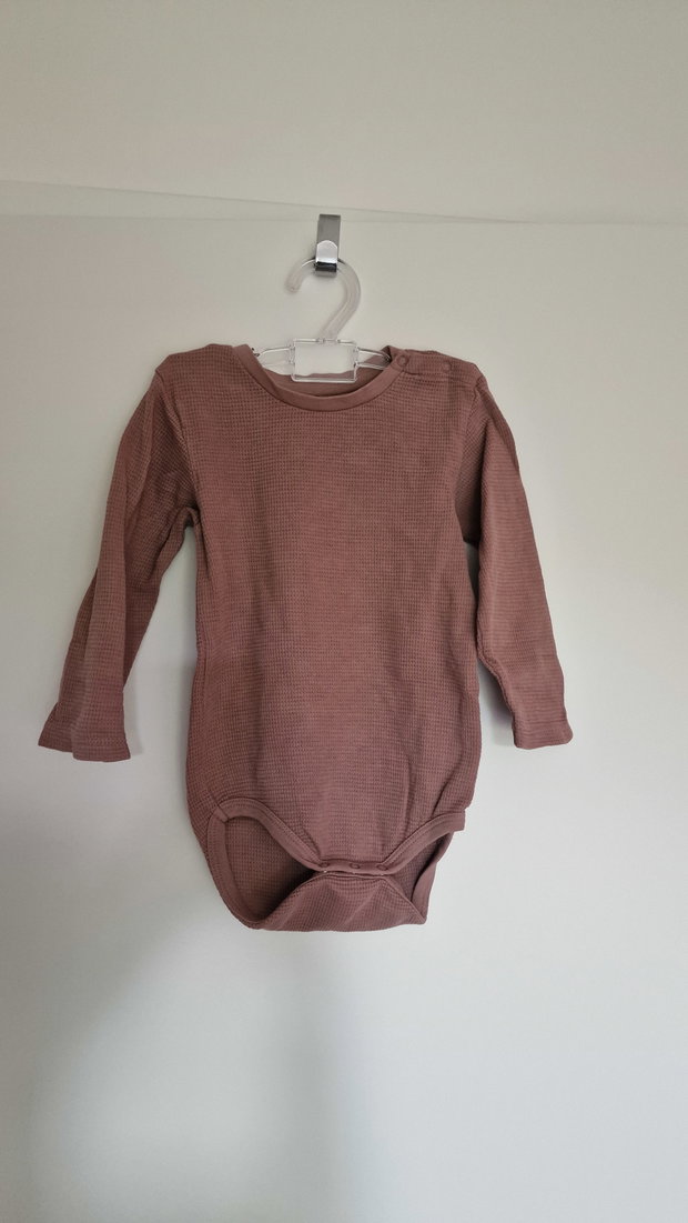 Langarmbody lila