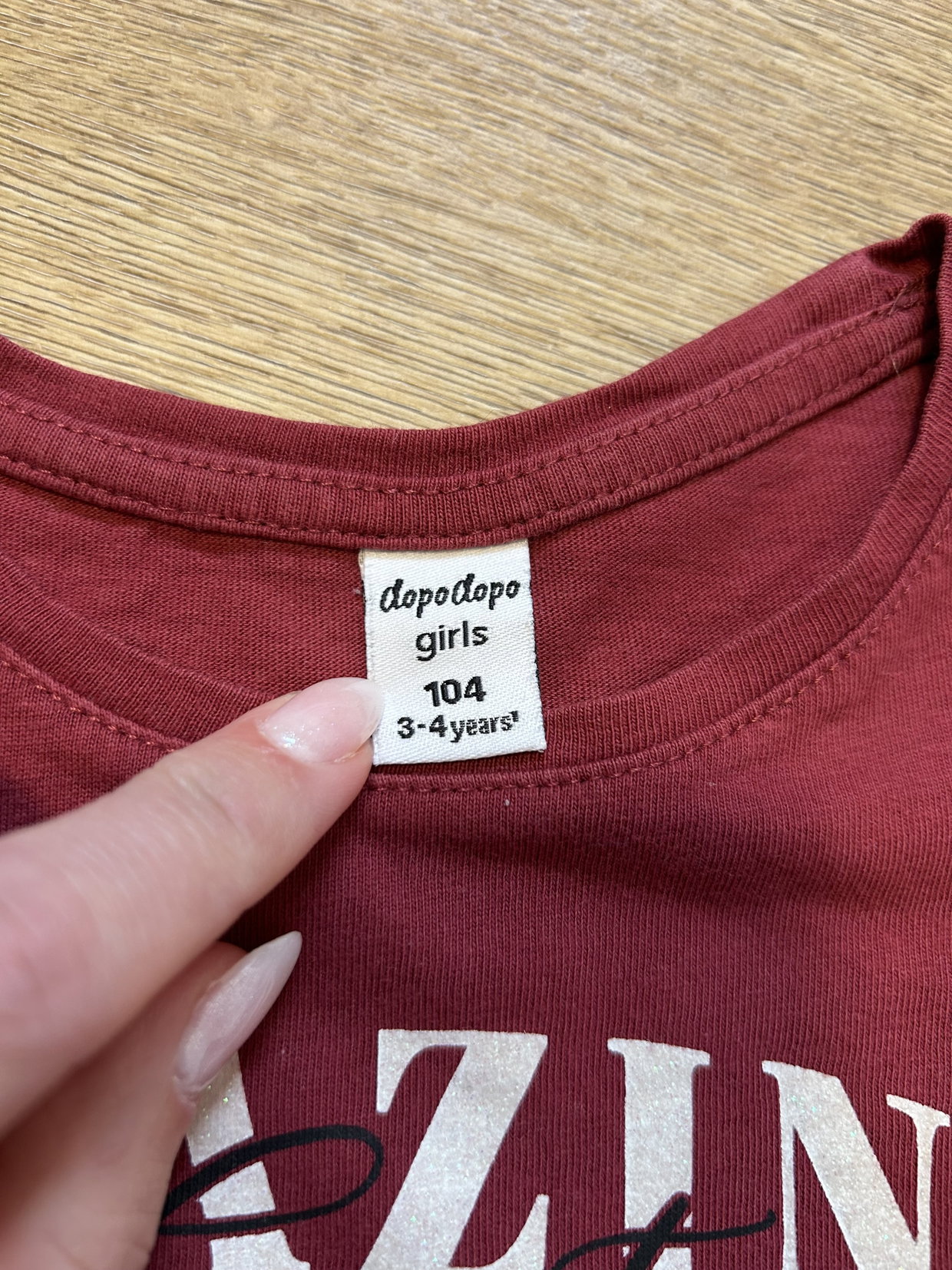 Langarmshirt Bordeaux 104