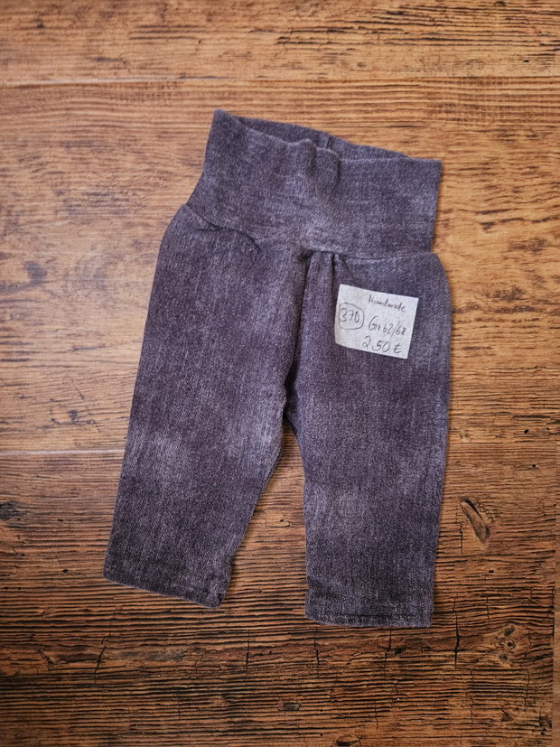 Handmade leggins 62/68 denim anthrazit 