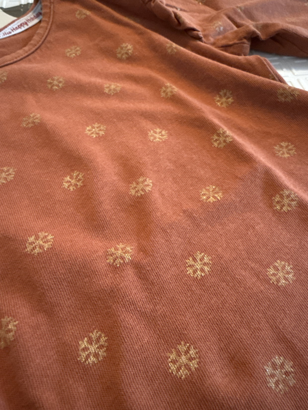 Langarm Shirt Schneeflocke 