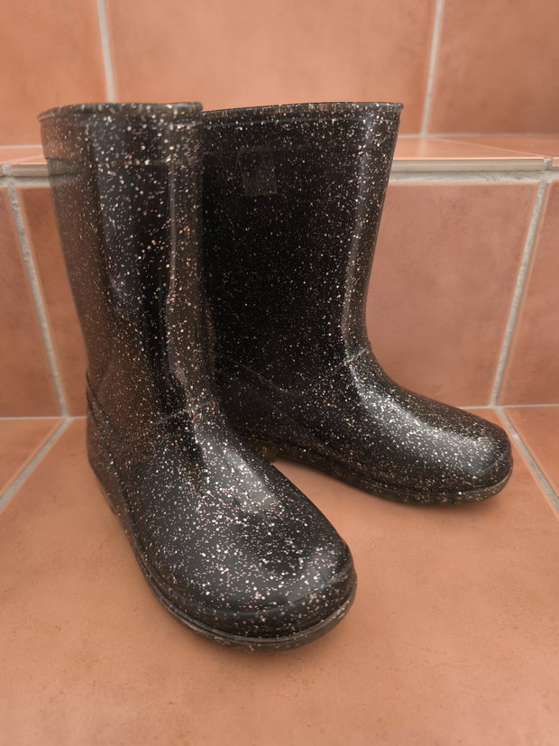 Glitzer Gummistiefel 