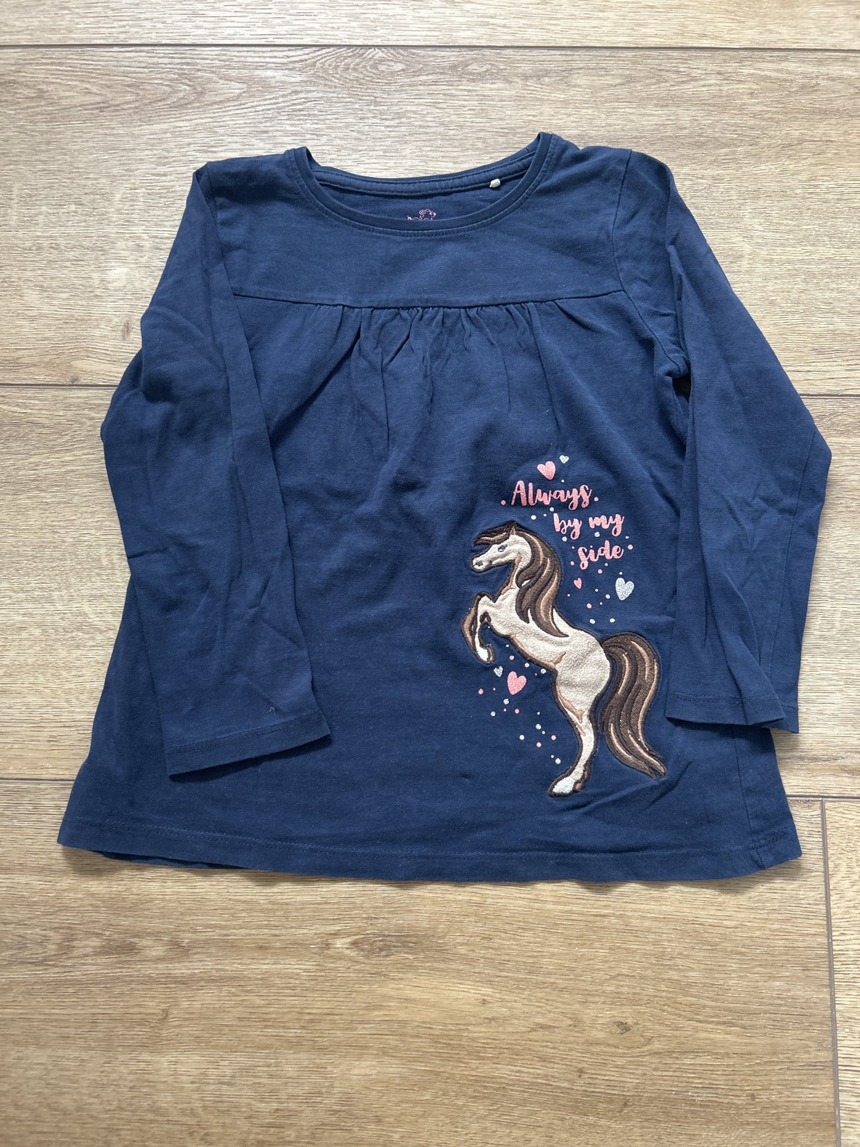 Langarm Shirt Pferd 110