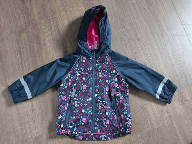 Neuwertige Regenjacke Blumen Gr 80