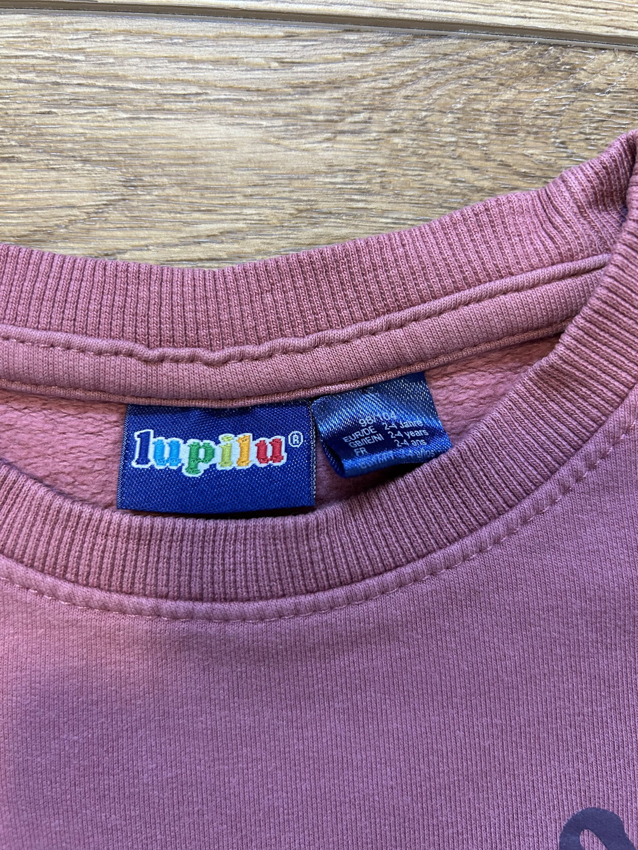 Langarmshirt rosa 98/104