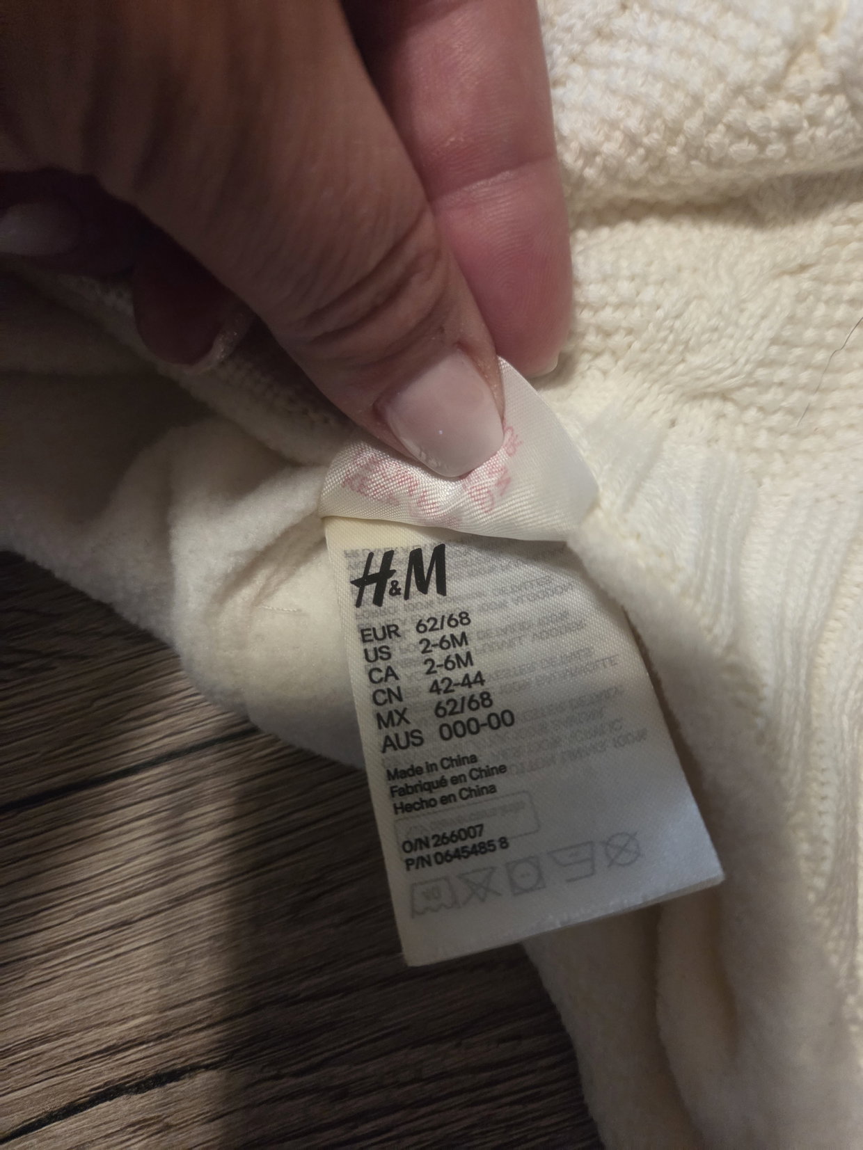 H&M Mütze Gr.62/68