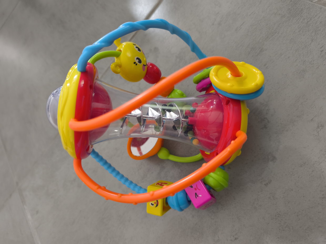 Große bunte Rassel Spielzeug 