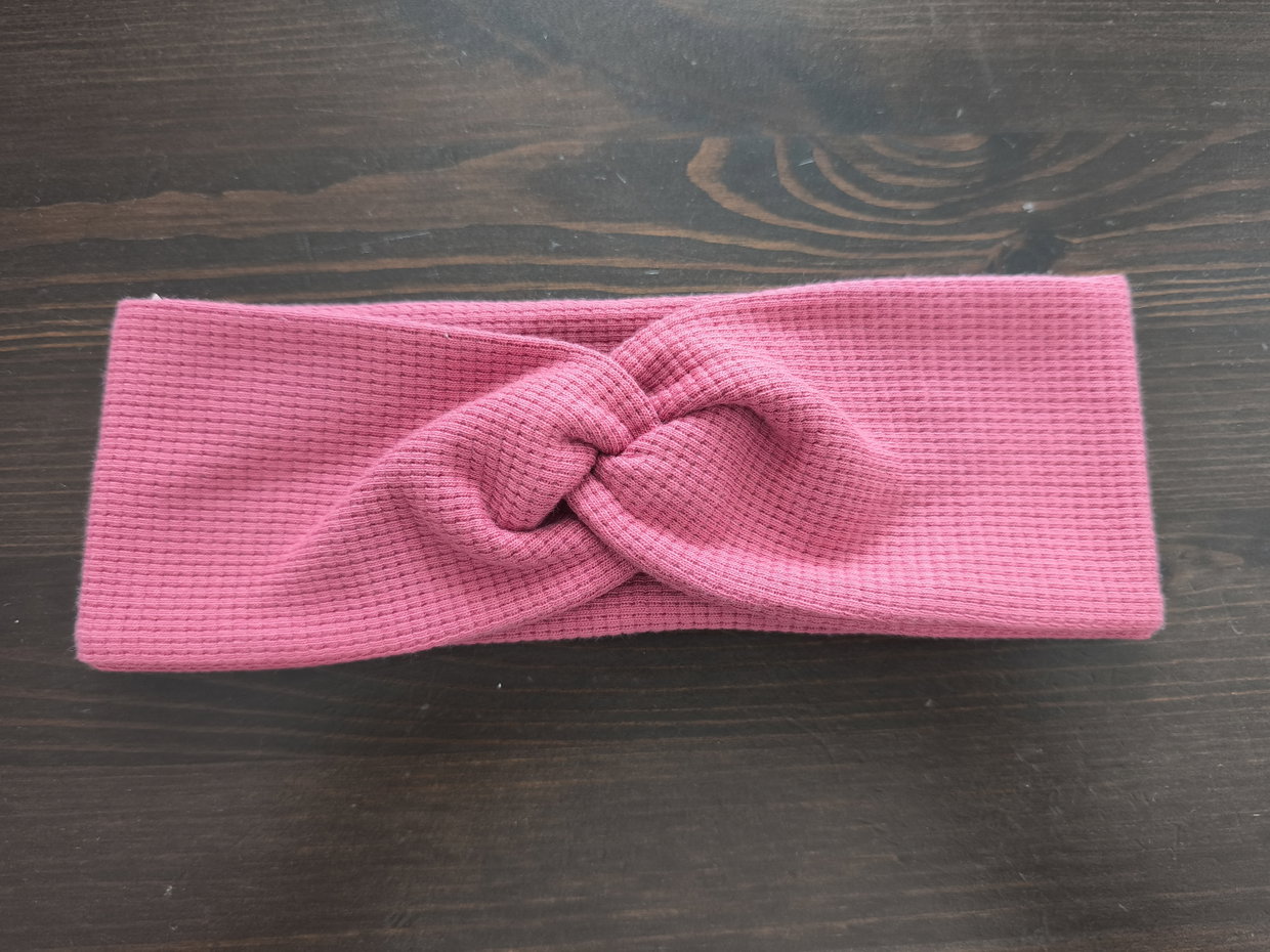 Knoten Stirnband Himbeere 
