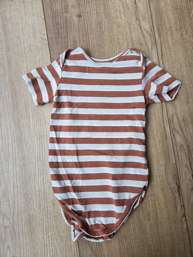 Kurzarmbody Streifen Gr. 86/92