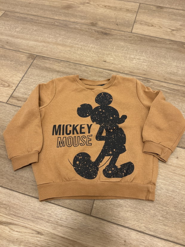Pullover Mickey Maus braun