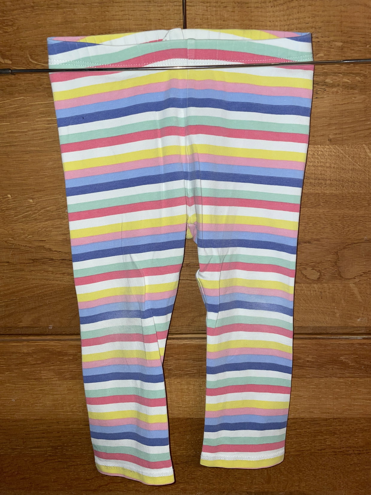 gestreifte Leggins bunt, Gr. 86