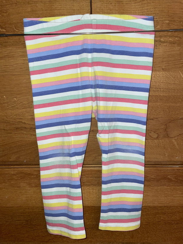 gestreifte Leggins bunt, Gr. 86