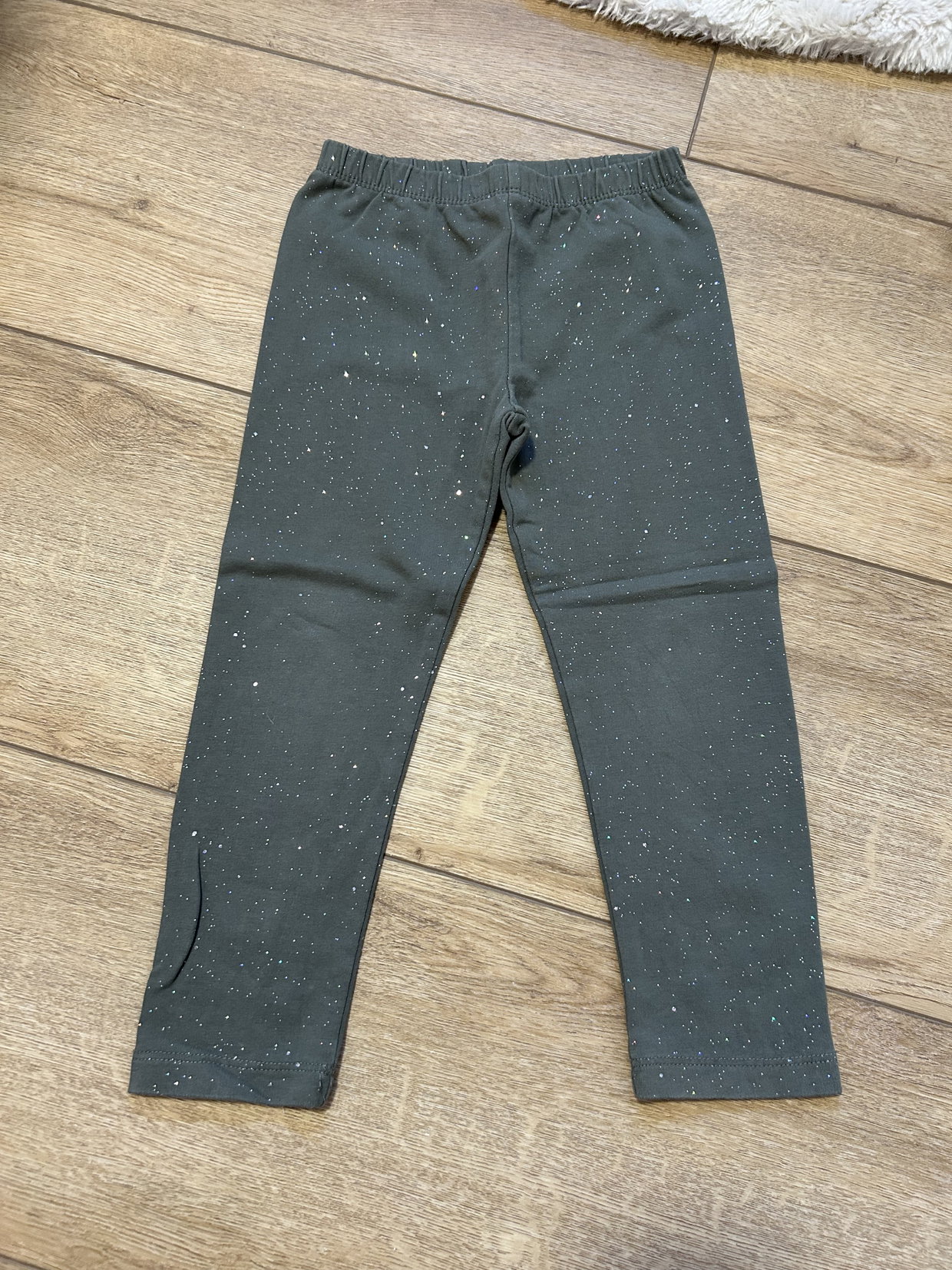 Glitzer Leggins Khaki 104