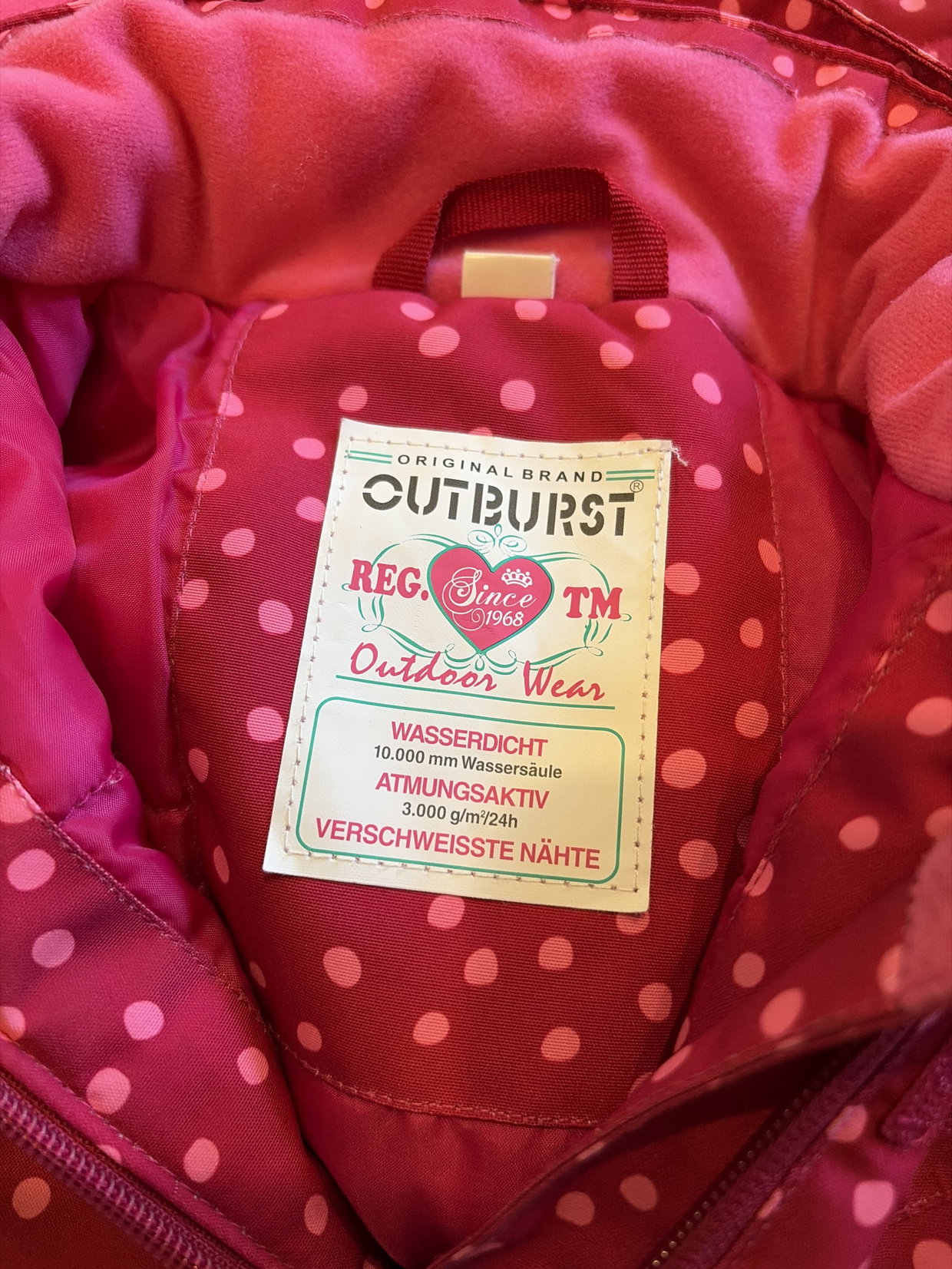 Wind & Wetter Jacke Outburst