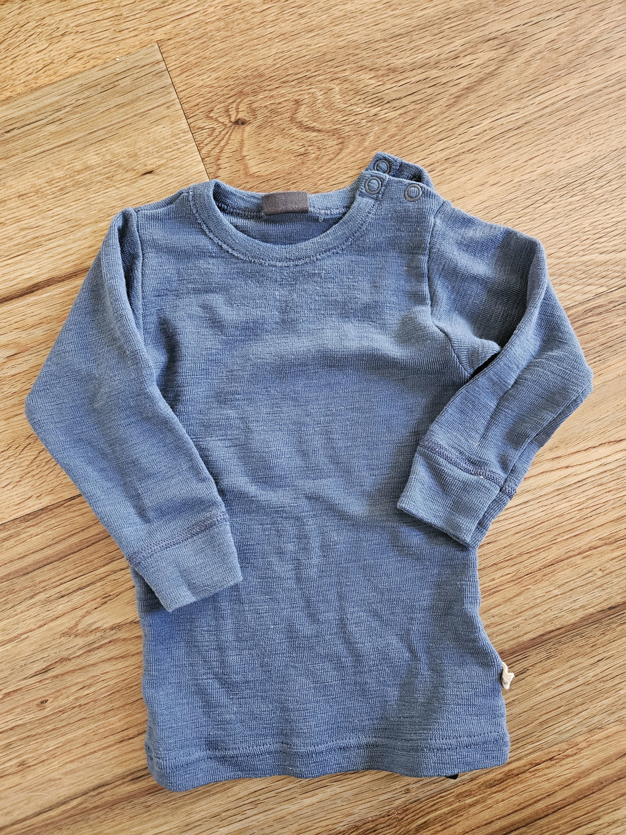 Dilling langarmshirt 74 blau
