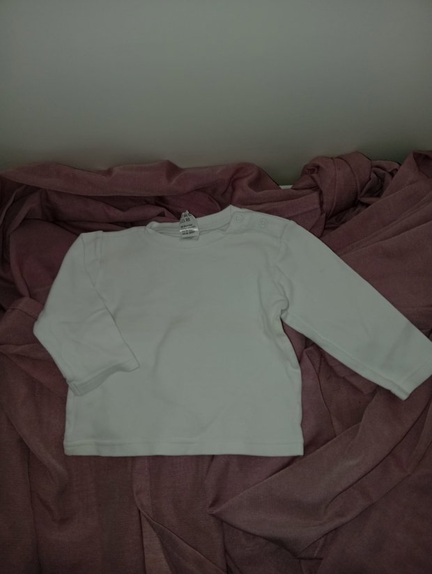 🤍 Weißer Pullover – Größe 68