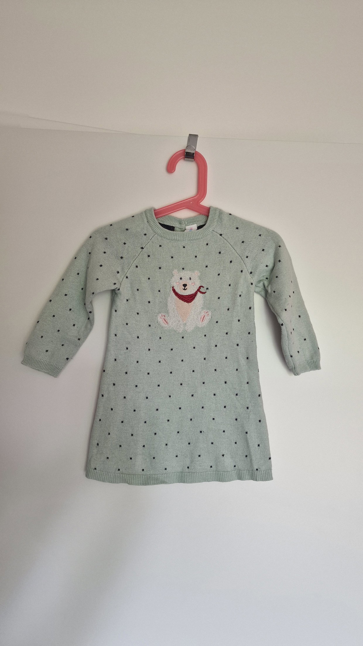 Strickkleid Eisbär
