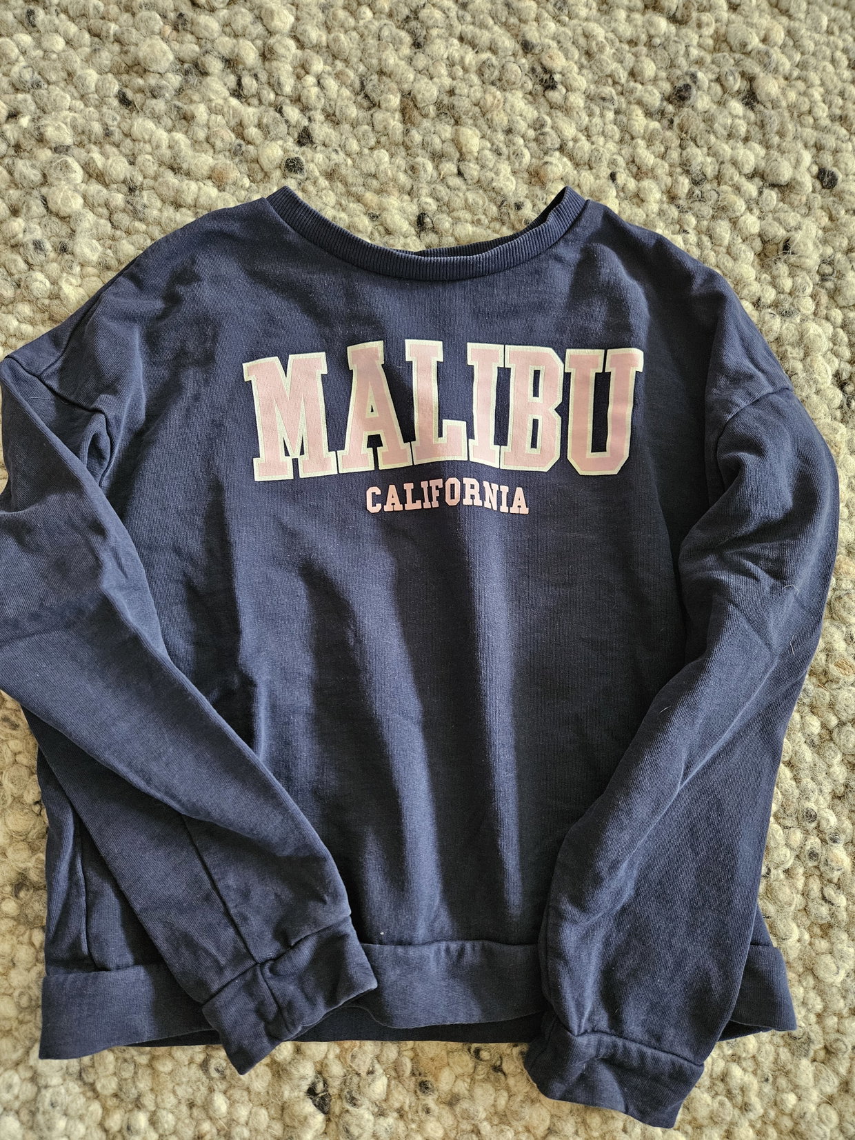 Malibu California Croped Pulli  164 blau