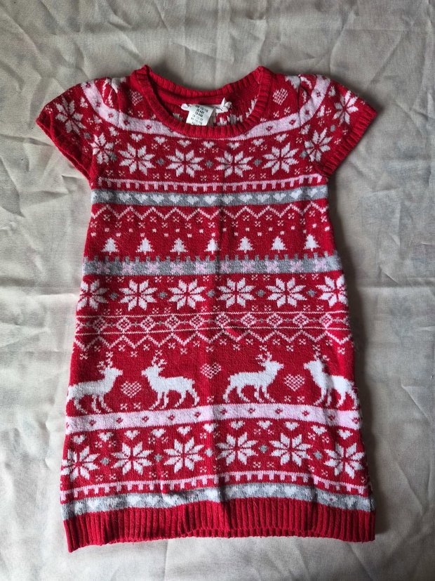 Strick Kleid Gr. 110/116