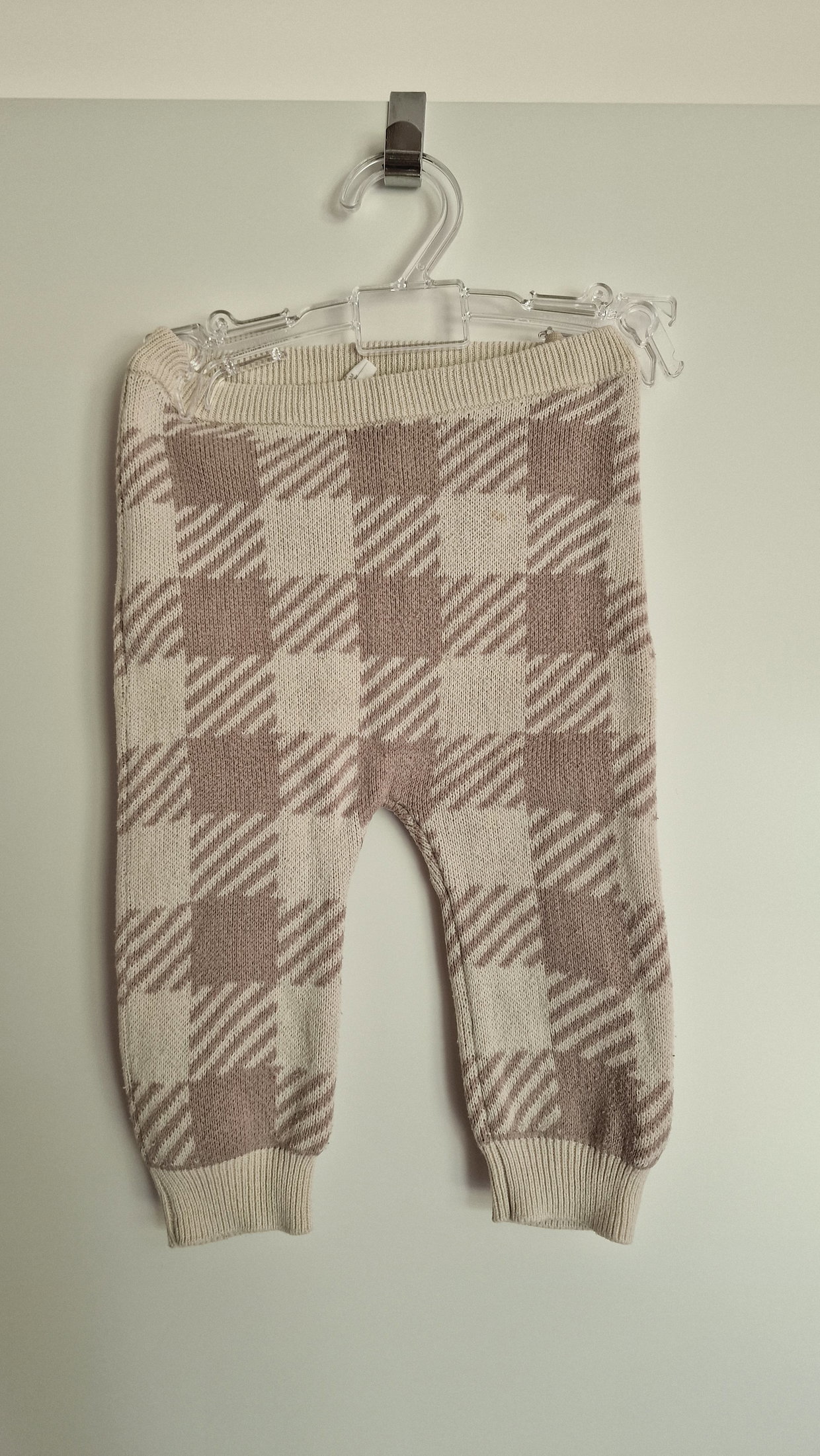 Strickhose kariert
