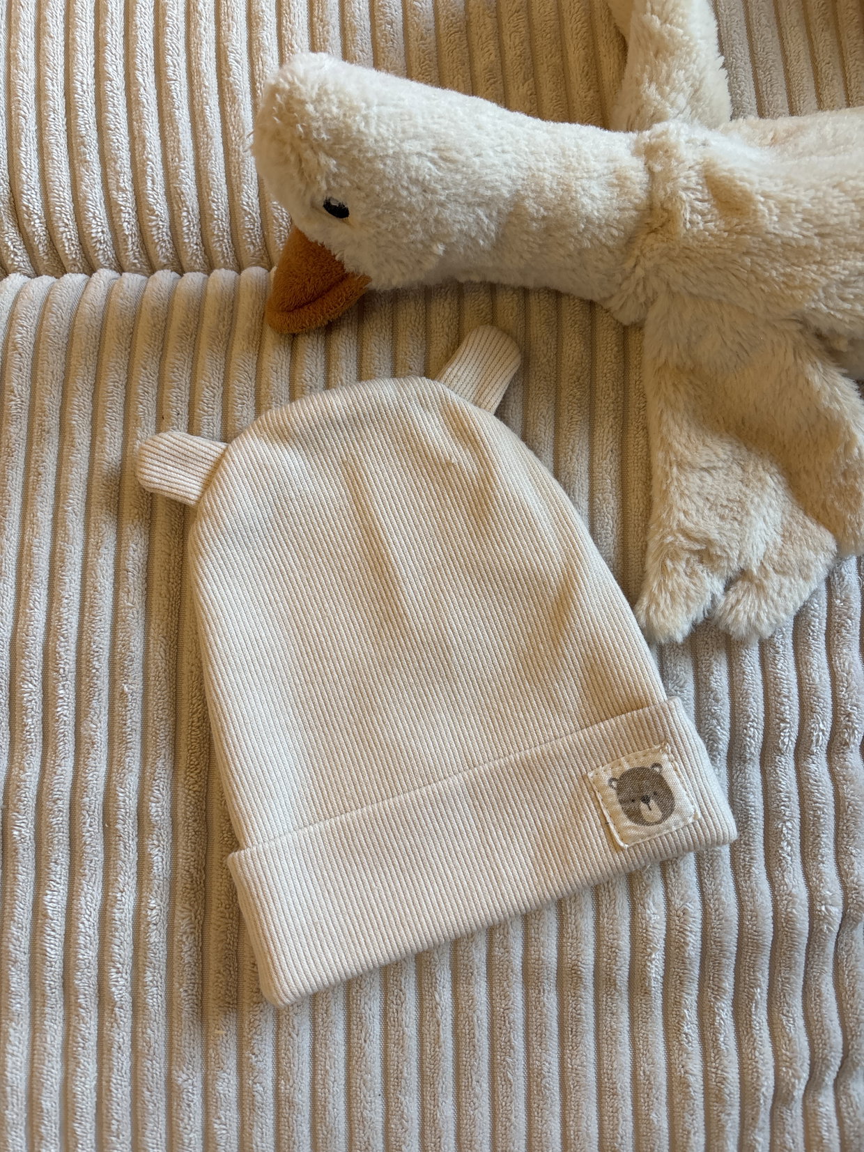Mütze mit Ohren, Größe 46/48
