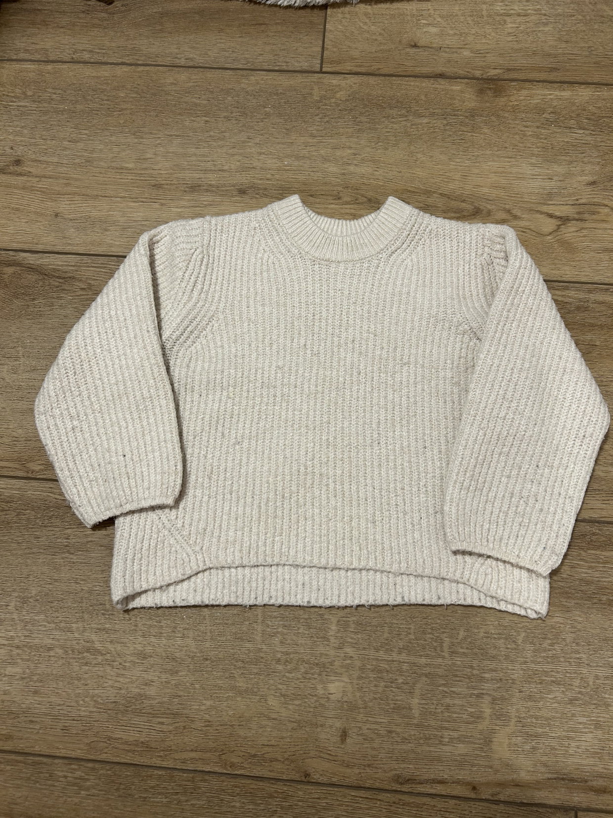 Zara Strick Pullover beige 104