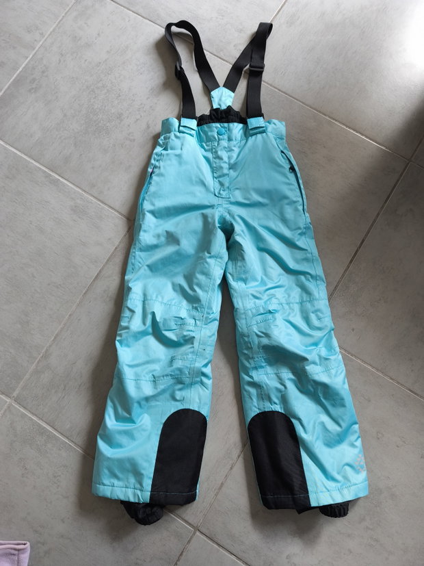 Schneehose türkis 122/128