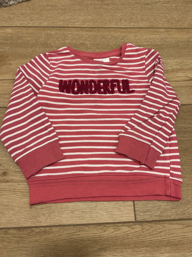 Pullover gestreift 92