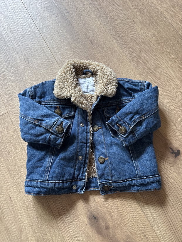 Gefütterte Jeansjacke 