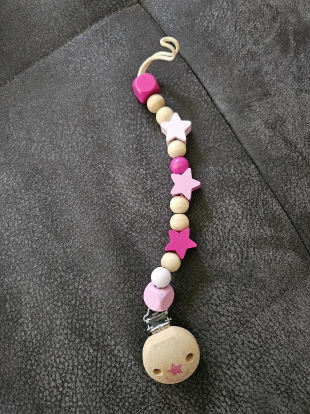 Schnullerkette pink